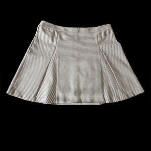 MICHAEL Michael Kors Grey & Cream Skater Flare Skirt Size 12